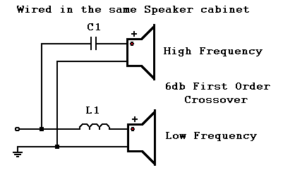 Shavano Music Online - First Order Crossover Networks 16 ohm speaker wiring diagrams 